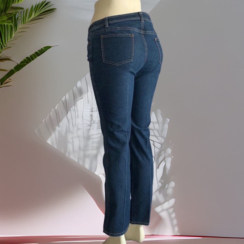 Lafayette 148 New York Indigo Straight-Leg Jeans